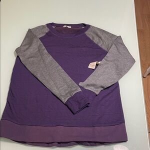 Pink Lotus Purple Cozy Top